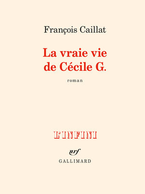 cover image of La vraie vie de Cécile G.